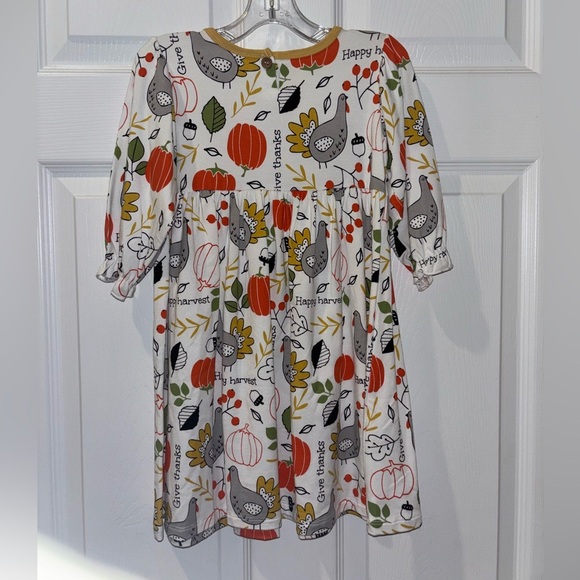 Thanksgiving Harvest Bamboo Dress from Tesa Babe SZ 4T - Picture 3 of 4